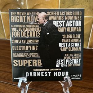 Darkest Hour DVD 2017 Focus Features FYC SAG Awards Screener